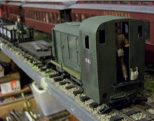 Image of an unpainted Dick Kerr Petrol Electrric in 16mm Scale