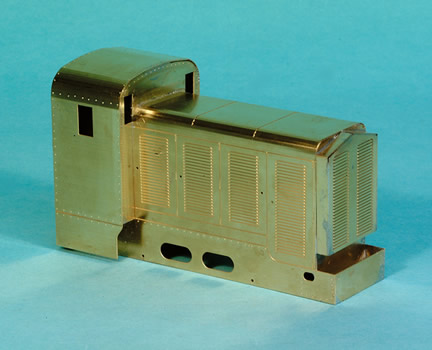 Front view Dick Kerr petrol electric locomotive