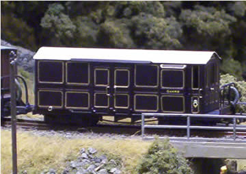 Ffestiniog Railway Curly Roofed Brake Van 1/2/3 built by David Waller